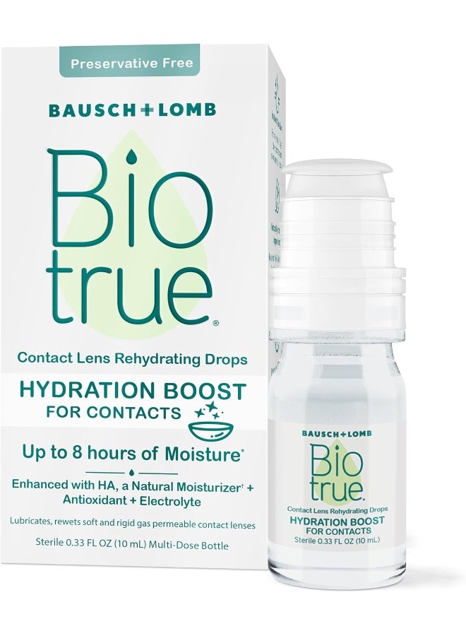 Biotrue Hydration Boost Contact Lens Rehydrating Drops 0.33 fl oz (10 mL) - Image 1